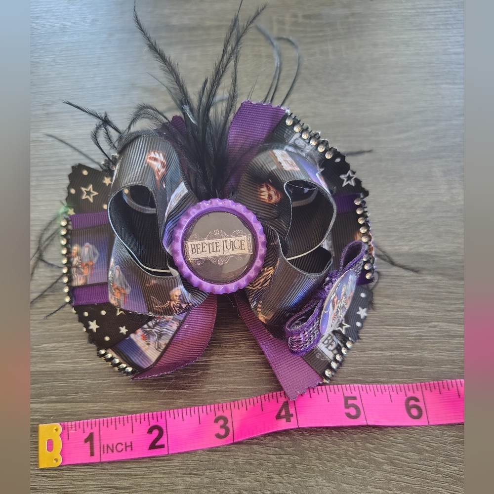 Beetlejuice Hair Bow
